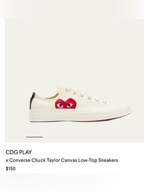 COMME DES GARÇONS PLAY CONVERSE